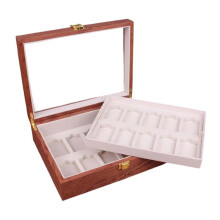20 Frame Lighter Storage Box Rosewood Double Layer Composite Material Anti-High and Low Temperature Lighter Gift Set