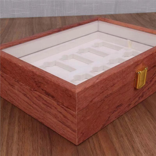 20 Frame Lighter Storage Box Rosewood Double Layer Composite Material Anti-High and Low Temperature Lighter Gift Set 2