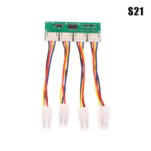 S19K Pro Fan Spoofer 12V 4-In-1 Square 4Pin Fan Simulator for Bitmain  Fan Speed Simulator Module 1