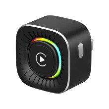 2in1 Wireless Carplay Android AUTO Location Finder Function AI Box Adapter Bluetooth5.0+WiFi Wired to Wireless Carplay A