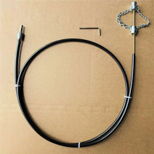 Drill-Connected Chain Type Drain Auger Flexible Pipe Dredge Tool for Grease Clog Kitchen Bathroom Floor Drain 300cm