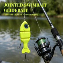 Jointed Swimbait Glidebait 120mm 44.5g Sinking Fishing Lure Hard Lures for Bass Freshwater Saltwater Artificial Bait