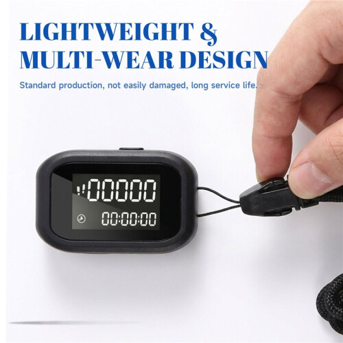 3D Pedometer for Walking, Accurate Step Counter with LCD Display & Removable Lanyard for Step Calorie Tracker 2