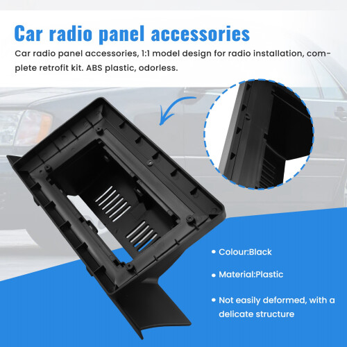 Car Frame Fascia Adapter Android Radio Dash Fitting Panel Kit for  S Class W140 2