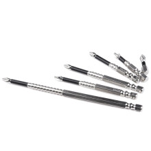 15pcs Non-Slip Anti-Impact Threaded Drill Bit Set, High Magnetic Electric Screwdriver Drill Kit - High Hardness