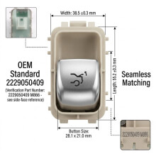 2229050409 Trunk Lid Tailgate Control Button Car Parts for W222 S400 S450 S500 S560 13-20 Beige