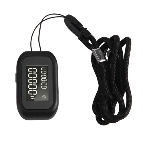 3D Pedometer for Walking, Accurate Step Counter with LCD Display & Removable Lanyard for Step Calorie Tracker