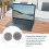 Replacement Rubber Feet for Surface Laptop Models 3, 4 - Bottom Case Foot Pad Gray 4