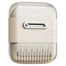 Multifunctional Hair Trimming Tool, for Trimming Split Ends and Fine Hair, Hair Styling Comb Cream White