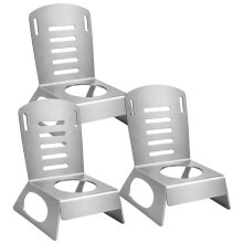 3pc Beer Can Chicken Stand Chair for Grill,Beer Can Roast Chicken Chair for 16oz Cans,for Grilling Bbq and Outdoor Ovens