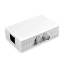 Sélecteur de Répartiteur RJ45, 2 , Commutateur Réseau Librement Entre les Réseaux Intranet et Extranet