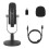 USB-Microfoon Professionele Plug  Studio-Microfoon met Standaard voor Gamen Online Chatten Video'S Spraakstreaming A 1