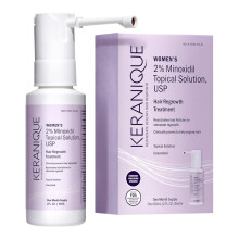 Keranique Regrowth Hair Spray for Women 2 Oz
