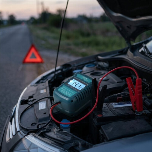 Jumper Cables Adapter Portable Battery  Auto Booster Cables Car Igniter with Display for  18V Battery