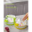 Ice Mold with Press-Type Ice Maker, No-Open-Lid Ice Maker for Home Use (Strap and Straw Not Included) Green 2
