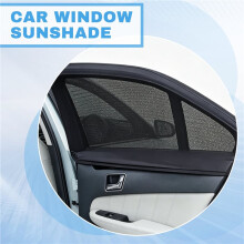 4-Piece Window Screen Set Window Sunshade Breathable Mosquito Net for Front and Rear Window Sedans Car Accessories