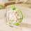 Ice Mold with Press-Type Ice Maker, No-Open-Lid Ice Maker for Home Use (Strap and Straw Not Included) Yellow 6