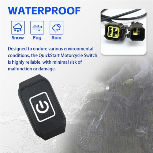 Motorcycle Modification Handlebar  Headlight  Button Lgnition /Off and Start Function for Talaria Sting B 1