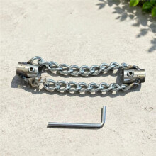 Drill-Connected Chain Type Drain Auger Flexible Pipe Dredge Tool for Grease Clog Kitchen Bathroom Floor Drain 300cm