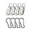 4Pcs M15 Single Pulley Block, Wire Rope Cable Pulley with Spring Snap Hook, Wire Towing Wheel 1
