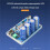 12V 2.5A Industrial Supercapacitor UPS with CNC Cooling Base 12V 2.5A Output Wide Voltage Input UPS 6