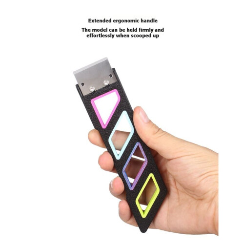 3D Printer Platform Scraper Shovel Cleaning Tool Remover Spare Parts Printing Scraper Print Bed Tool White 2