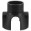 Facial Steamer Replacement Base Mount Holder, Plastic Cold Spray Nozzle Fixing Bracket for Salon Spa Repair 1