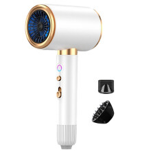 High-Speed Hair Dryer 2400W High-Power Silent Constant Temperature Hair Care Home Hair Salon Hair Dryer WHite EU Plug
