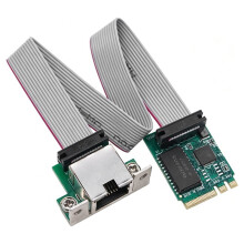 M.2 A+E KEY 2.5G Ethernet LAN Card RTL8125B Industrial Control Network Card Adapter M.2 Gigabit Ethernet Network Card
