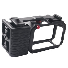 Aluminum Alloy for Action 6 Camera Cage Magnetic with Handle Expansion Frame Vlog Shooting for Action Cameras