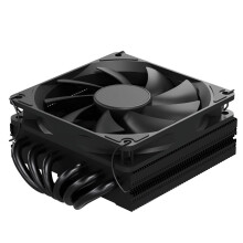 C906-X45 Low-Profile Radiator Fan with 6 Heat Pipes for ITX Chassis PC 1700/115x/AM4, No RGB Retina 110x92x45mm