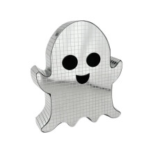 Dekoracja Duchów na Dyskotece Halloween Duchowa Kula Dyskotekowa Dekoracja Odbijająca Duchy Dekoracja Stołowa Wewnętrzny Znak