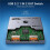 USB 3.2 10Gbps KVM Switcher Selector 1 in 2 Out KVM A Hub Hosts for Computer Laptop PC Share Printer Sharing 3