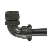 17 Pin Right Angle Female Circular Plug MIL-DTL-5015 Aviation Electrical Connector Industrial Equipment Cable Terminal