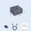 USB 3.2 10Gbps KVM Switcher Selector 1 in 2 Out KVM A Hub Hosts for Computer Laptop PC Share Printer Sharing 8