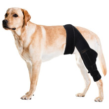 Dog Knee Brace for Torn ACL Hind Leg, Rear Leg Support with Metal Side Stabilizers,Adjustable Cruciate Ligament Brace S