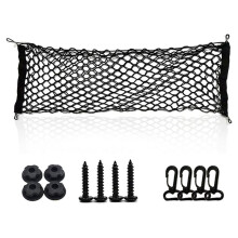 Elastic Double-Layer Car Trunk Storage Net Storage Net High-Elasticity Cargo Organizer Net Car Accessories