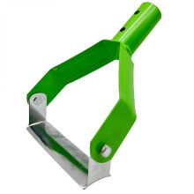 Arched Hoe, Reinforced Weeding Hoe, Heavy-Duty Weeding , Suitable for Lawns, Gardens, Patios, and Flower Beds Green