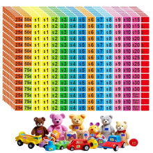 2250 Pcs Garage Sale Stickers,Yard Sale Price Stickers,Price Tag Labels Stickers for Yard Sale Supplies,1/2"X3/4" Labels