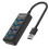 4  USB 3.0 Hub High Speed USB Splitter with  USB Extender for Laptop PC U Disk Mouse Keyboard 5Gbps Data 1