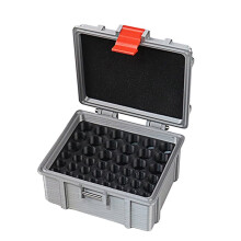 Battery Organizer Storage Case Waterproof AA AAA Battery Holder Compact Box for Camping Travel Home Organization