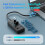 4  USB 3.0 Hub High Speed USB Splitter with  USB Extender for Laptop PC U Disk Mouse Keyboard 5Gbps Data 4