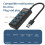 4  USB 3.0 Hub High Speed USB Splitter with  USB Extender for Laptop PC U Disk Mouse Keyboard 5Gbps Data 6