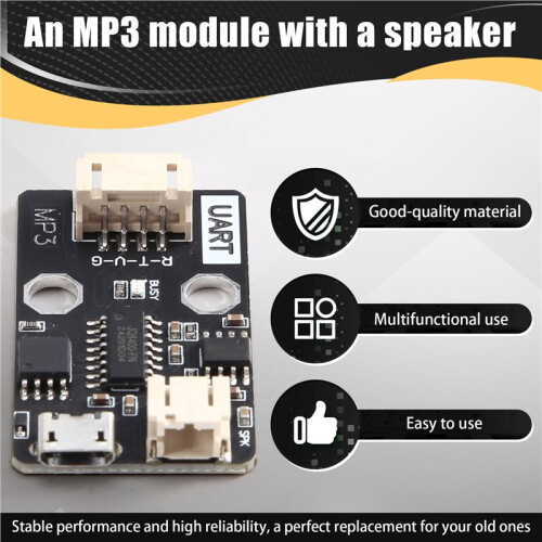 MP3 Module with Speaker for Android Open-Source Programming for -Car Accessories 1