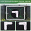 50pcs Window Screen Frame Corner Replacement Kit 5/16 in X 3/4 in for Various Window and Door 2