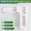 50pcs Window Screen Frame Corner Replacement Kit 5/16 in X 3/4 in for Various Window and Door 4