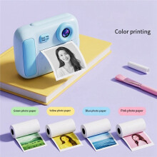 Children Kids Camera Instant Print Digital Video Camera for Kids 1080P Screen Toy Print Thermal Paper 48MP A