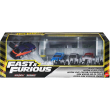 Hot Wheels Premium Collector Set Fast and Furious Tokyo Drift 5 Car Display Set