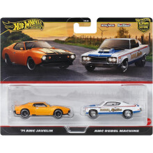 Hot Wheels Premium Car Culture '71 AMC Javelin and AMC Rebel Machine 2 Car Set