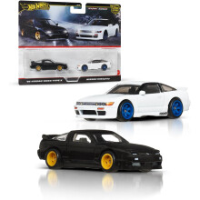 Hot Wheels Premium Car Culture '96 Nissan 180SX Type X and Nissan SilEighty 2 Car Set